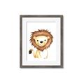 Picture of Nursery Lion _GroupedProduct_Rectangle_Portrait_Mini_ _GroupedProduct_Rectangle_Portrait_Framed_Matted_