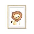 Picture of Nursery Lion _GroupedProduct_Rectangle_Portrait_Mini_ _GroupedProduct_Rectangle_Portrait_Framed_Matted_
