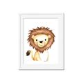 Picture of Nursery Lion _GroupedProduct_Rectangle_Portrait_Mini_ _GroupedProduct_Rectangle_Portrait_Framed_Matted_
