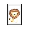 Picture of Nursery Lion _GroupedProduct_Rectangle_Portrait_Mini_ _GroupedProduct_Rectangle_Portrait_Framed_Matted_