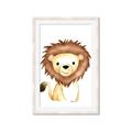 Picture of Nursery Lion _GroupedProduct_Rectangle_Portrait_Mini_ _GroupedProduct_Rectangle_Portrait_Framed_Matted_