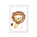 Picture of Nursery Lion _GroupedProduct_Rectangle_Portrait_Mini_ _GroupedProduct_Rectangle_Portrait_Framed_Matted_