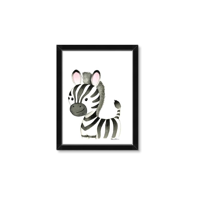 Picture of Nursery Zebra _GroupedProduct_Rectangle_Portrait_Mini_ _GroupedProduct_Rectangle_Portrait_Framed_Matted_