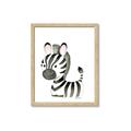 Picture of Nursery Zebra _GroupedProduct_Rectangle_Portrait_Mini_ _GroupedProduct_Rectangle_Portrait_Framed_Matted_
