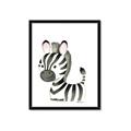 Picture of Nursery Zebra _GroupedProduct_Rectangle_Portrait_Mini_ _GroupedProduct_Rectangle_Portrait_Framed_Matted_