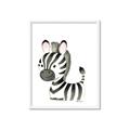 Picture of Nursery Zebra _GroupedProduct_Rectangle_Portrait_Mini_ _GroupedProduct_Rectangle_Portrait_Framed_Matted_