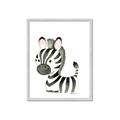 Picture of Nursery Zebra _GroupedProduct_Rectangle_Portrait_Mini_ _GroupedProduct_Rectangle_Portrait_Framed_Matted_