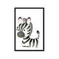 Picture of Nursery Zebra _GroupedProduct_Rectangle_Portrait_Mini_ _GroupedProduct_Rectangle_Portrait_Framed_Matted_