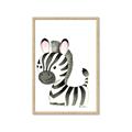 Picture of Nursery Zebra _GroupedProduct_Rectangle_Portrait_Mini_ _GroupedProduct_Rectangle_Portrait_Framed_Matted_