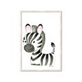 Picture of Nursery Zebra _GroupedProduct_Rectangle_Portrait_Mini_ _GroupedProduct_Rectangle_Portrait_Framed_Matted_