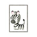 Picture of Nursery Zebra _GroupedProduct_Rectangle_Portrait_Mini_ _GroupedProduct_Rectangle_Portrait_Framed_Matted_