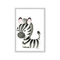 Picture of Nursery Zebra _GroupedProduct_Rectangle_Portrait_Mini_ _GroupedProduct_Rectangle_Portrait_Framed_Matted_