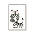 Picture of Nursery Zebra _GroupedProduct_Rectangle_Portrait_Mini_ _GroupedProduct_Rectangle_Portrait_Framed_Matted_