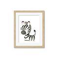 Picture of Nursery Zebra _GroupedProduct_Rectangle_Portrait_Mini_ _GroupedProduct_Rectangle_Portrait_Framed_Matted_
