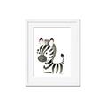 Picture of Nursery Zebra _GroupedProduct_Rectangle_Portrait_Mini_ _GroupedProduct_Rectangle_Portrait_Framed_Matted_