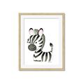 Picture of Nursery Zebra _GroupedProduct_Rectangle_Portrait_Mini_ _GroupedProduct_Rectangle_Portrait_Framed_Matted_