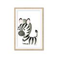 Picture of Nursery Zebra _GroupedProduct_Rectangle_Portrait_Mini_ _GroupedProduct_Rectangle_Portrait_Framed_Matted_