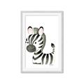 Picture of Nursery Zebra _GroupedProduct_Rectangle_Portrait_Mini_ _GroupedProduct_Rectangle_Portrait_Framed_Matted_