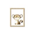 Picture of Nursery Monkey _GroupedProduct_Rectangle_Portrait_Mini_ _GroupedProduct_Rectangle_Portrait_Framed_Matted_