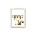 Picture of Nursery Monkey _GroupedProduct_Rectangle_Portrait_Mini_ _GroupedProduct_Rectangle_Portrait_Framed_Matted_