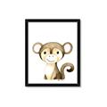 Picture of Nursery Monkey _GroupedProduct_Rectangle_Portrait_Mini_ _GroupedProduct_Rectangle_Portrait_Framed_Matted_