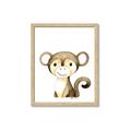 Picture of Nursery Monkey _GroupedProduct_Rectangle_Portrait_Mini_ _GroupedProduct_Rectangle_Portrait_Framed_Matted_
