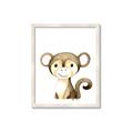 Picture of Nursery Monkey _GroupedProduct_Rectangle_Portrait_Mini_ _GroupedProduct_Rectangle_Portrait_Framed_Matted_