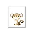 Picture of Nursery Monkey _GroupedProduct_Rectangle_Portrait_Mini_ _GroupedProduct_Rectangle_Portrait_Framed_Matted_