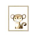 Picture of Nursery Monkey _GroupedProduct_Rectangle_Portrait_Mini_ _GroupedProduct_Rectangle_Portrait_Framed_Matted_