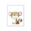 Picture of Nursery Monkey _GroupedProduct_Rectangle_Portrait_Mini_ _GroupedProduct_Rectangle_Portrait_Framed_Matted_