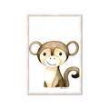 Picture of Nursery Monkey _GroupedProduct_Rectangle_Portrait_Mini_ _GroupedProduct_Rectangle_Portrait_Framed_Matted_
