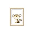 Picture of Nursery Monkey _GroupedProduct_Rectangle_Portrait_Mini_ _GroupedProduct_Rectangle_Portrait_Framed_Matted_