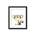 Picture of Nursery Monkey _GroupedProduct_Rectangle_Portrait_Mini_ _GroupedProduct_Rectangle_Portrait_Framed_Matted_