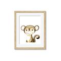 Picture of Nursery Monkey _GroupedProduct_Rectangle_Portrait_Mini_ _GroupedProduct_Rectangle_Portrait_Framed_Matted_
