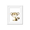 Picture of Nursery Monkey _GroupedProduct_Rectangle_Portrait_Mini_ _GroupedProduct_Rectangle_Portrait_Framed_Matted_