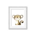 Picture of Nursery Monkey _GroupedProduct_Rectangle_Portrait_Mini_ _GroupedProduct_Rectangle_Portrait_Framed_Matted_