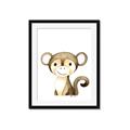 Picture of Nursery Monkey _GroupedProduct_Rectangle_Portrait_Mini_ _GroupedProduct_Rectangle_Portrait_Framed_Matted_