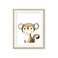 Picture of Nursery Monkey _GroupedProduct_Rectangle_Portrait_Mini_ _GroupedProduct_Rectangle_Portrait_Framed_Matted_