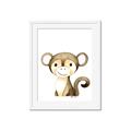 Picture of Nursery Monkey _GroupedProduct_Rectangle_Portrait_Mini_ _GroupedProduct_Rectangle_Portrait_Framed_Matted_