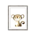 Picture of Nursery Monkey _GroupedProduct_Rectangle_Portrait_Mini_ _GroupedProduct_Rectangle_Portrait_Framed_Matted_