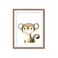 Picture of Nursery Monkey _GroupedProduct_Rectangle_Portrait_Mini_ _GroupedProduct_Rectangle_Portrait_Framed_Matted_