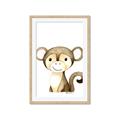 Picture of Nursery Monkey _GroupedProduct_Rectangle_Portrait_Mini_ _GroupedProduct_Rectangle_Portrait_Framed_Matted_