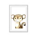Picture of Nursery Monkey _GroupedProduct_Rectangle_Portrait_Mini_ _GroupedProduct_Rectangle_Portrait_Framed_Matted_