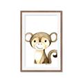 Picture of Nursery Monkey _GroupedProduct_Rectangle_Portrait_Mini_ _GroupedProduct_Rectangle_Portrait_Framed_Matted_