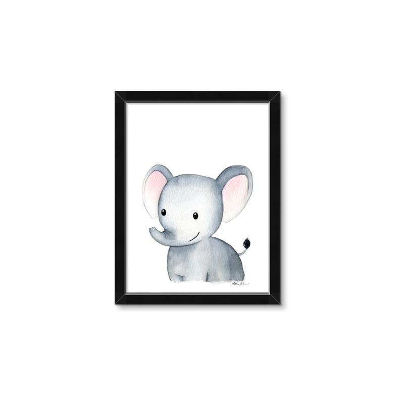 Picture of Nursery Elephant _GroupedProduct_Rectangle_Portrait_Mini_ _GroupedProduct_Rectangle_Portrait_Framed_Matted_