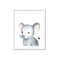 Picture of Nursery Elephant _GroupedProduct_Rectangle_Portrait_Mini_ _GroupedProduct_Rectangle_Portrait_Framed_Matted_