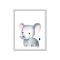 Picture of Nursery Elephant _GroupedProduct_Rectangle_Portrait_Mini_ _GroupedProduct_Rectangle_Portrait_Framed_Matted_