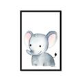 Picture of Nursery Elephant _GroupedProduct_Rectangle_Portrait_Mini_ _GroupedProduct_Rectangle_Portrait_Framed_Matted_