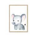 Picture of Nursery Elephant _GroupedProduct_Rectangle_Portrait_Mini_ _GroupedProduct_Rectangle_Portrait_Framed_Matted_