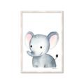 Picture of Nursery Elephant _GroupedProduct_Rectangle_Portrait_Mini_ _GroupedProduct_Rectangle_Portrait_Framed_Matted_